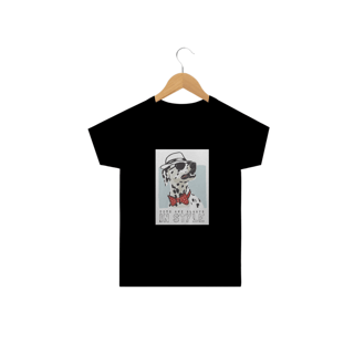 Nome do produto Camiseta Infantil Dálmata de Chapéu e Gravatinha Borboleta