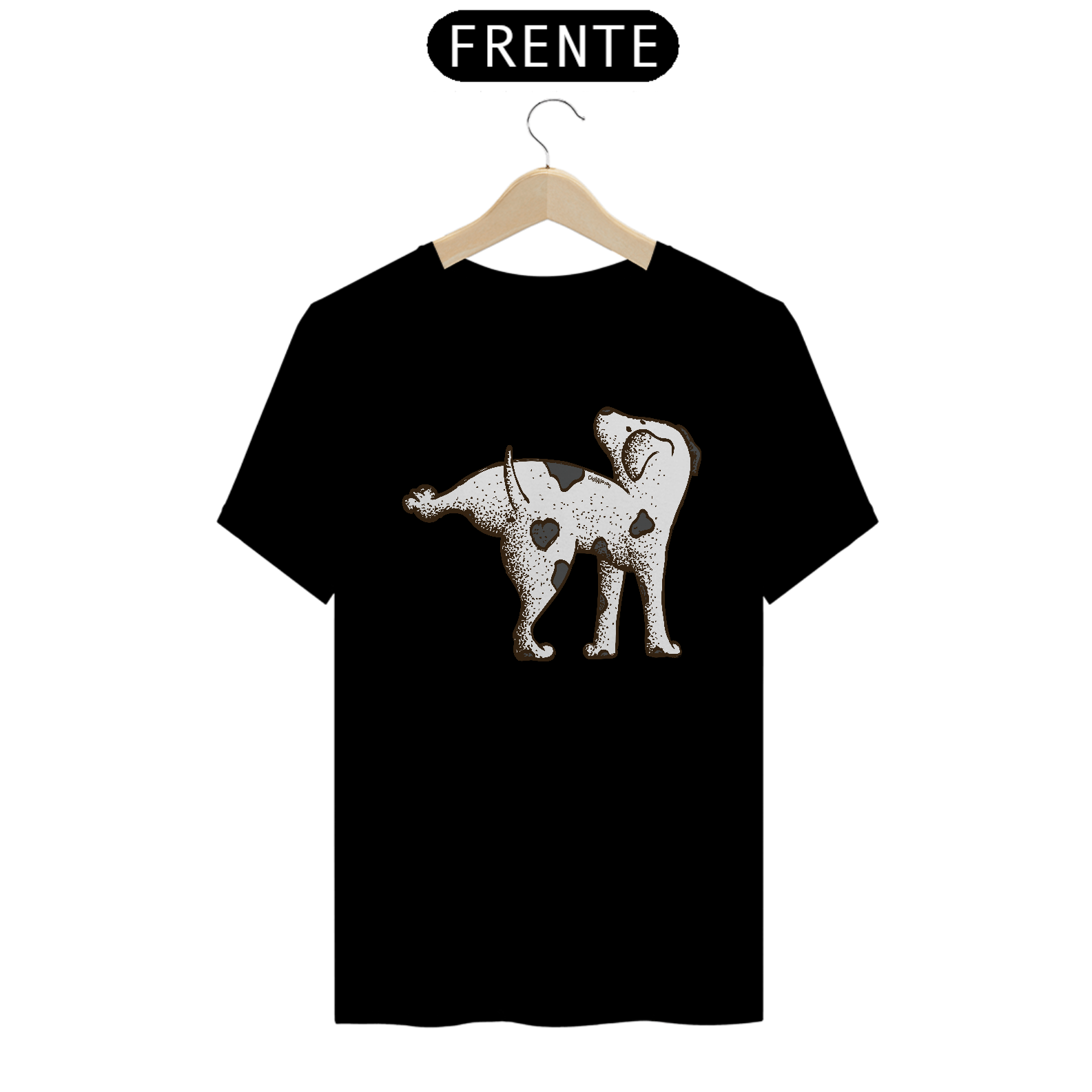 Camiseta Cachorro Fazendo Xixi