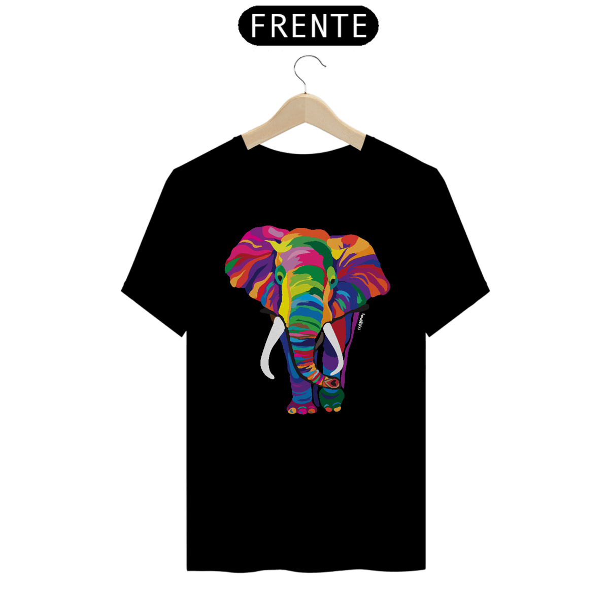 Nome do produto: Camiseta Elefante - Modelo 1