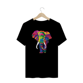 Nome do produto Camiseta Plus Size Elefante - Modelo 1