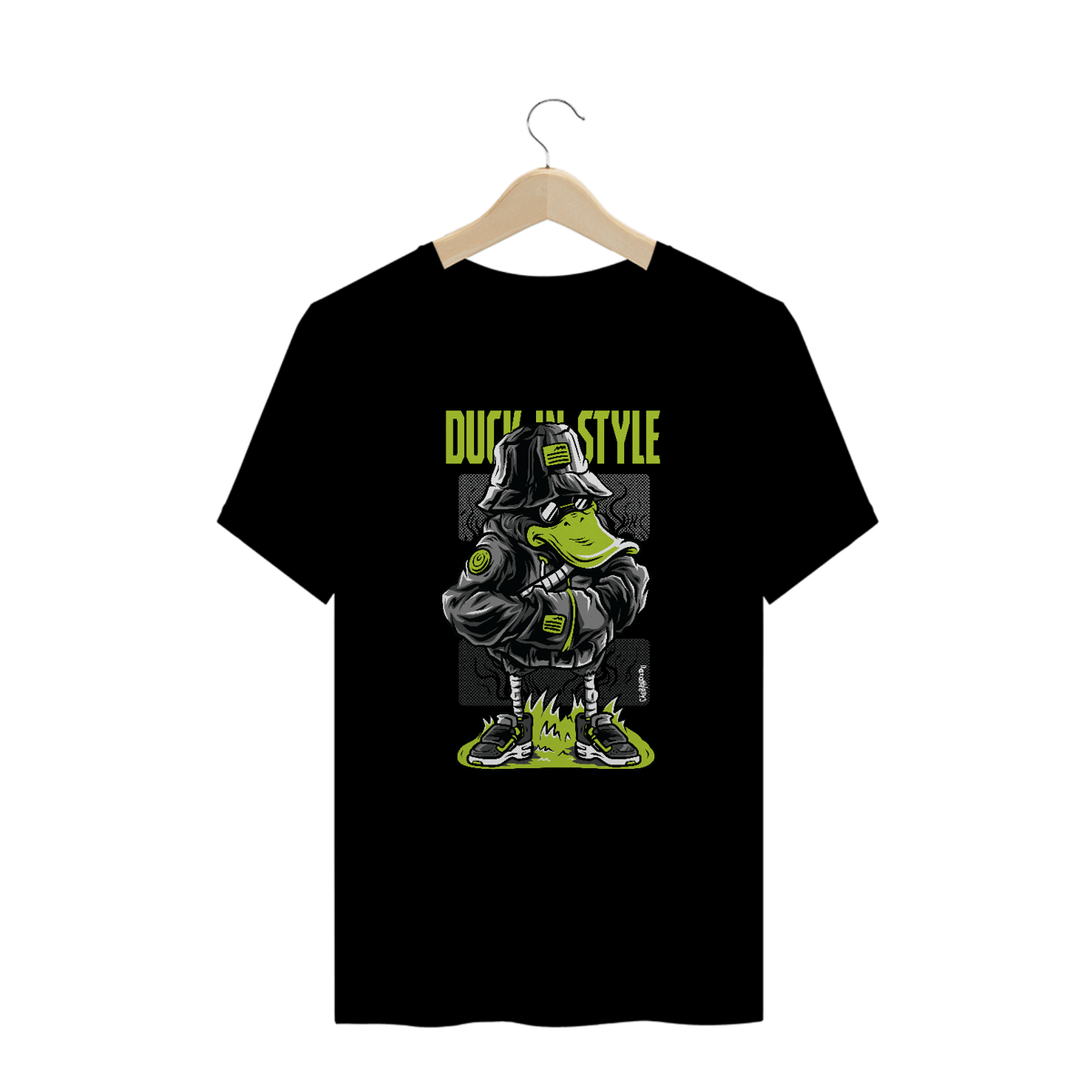 Nome do produto: Camiseta Plus Size Pato - Modelo 1
