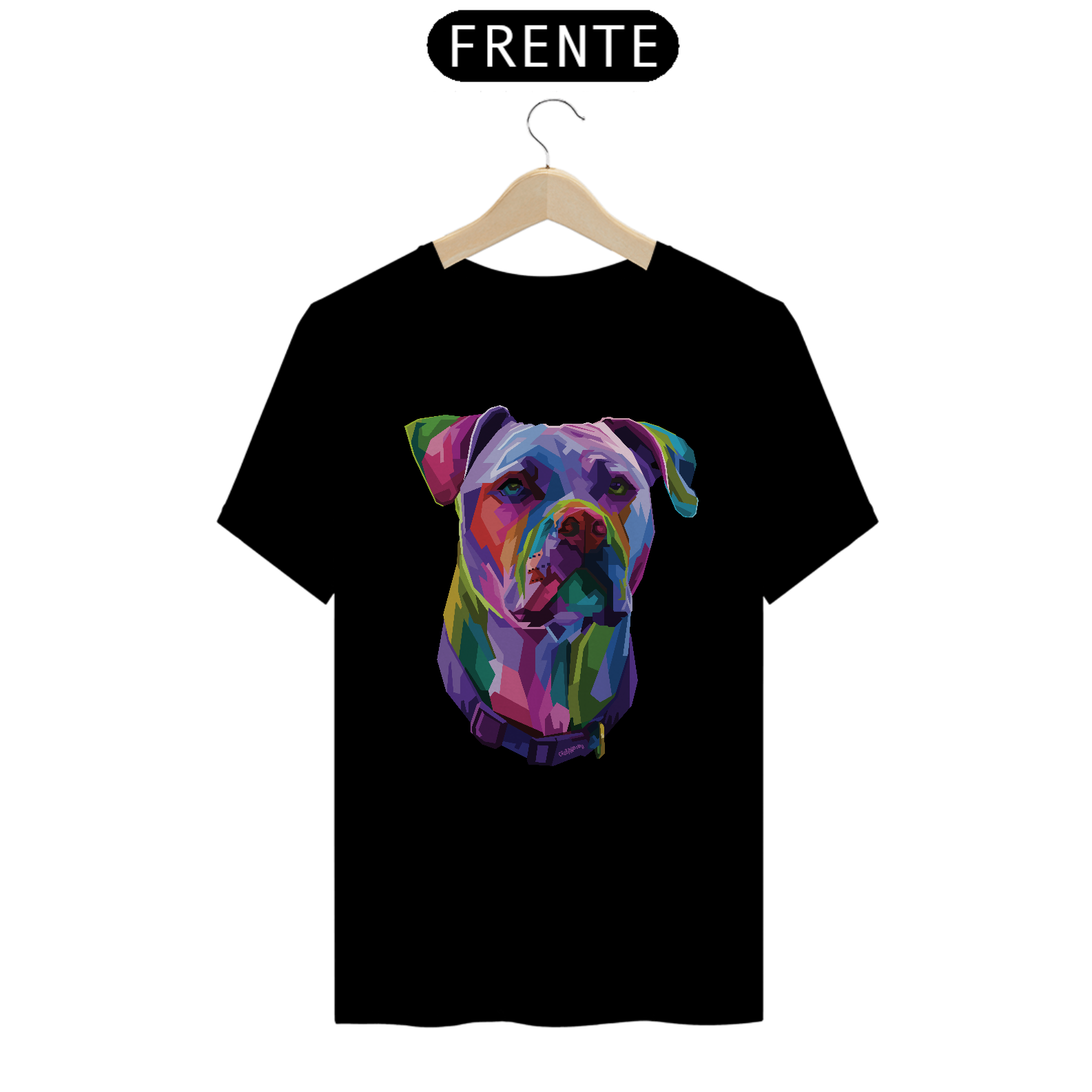 Camiseta Pitbull Pop Art