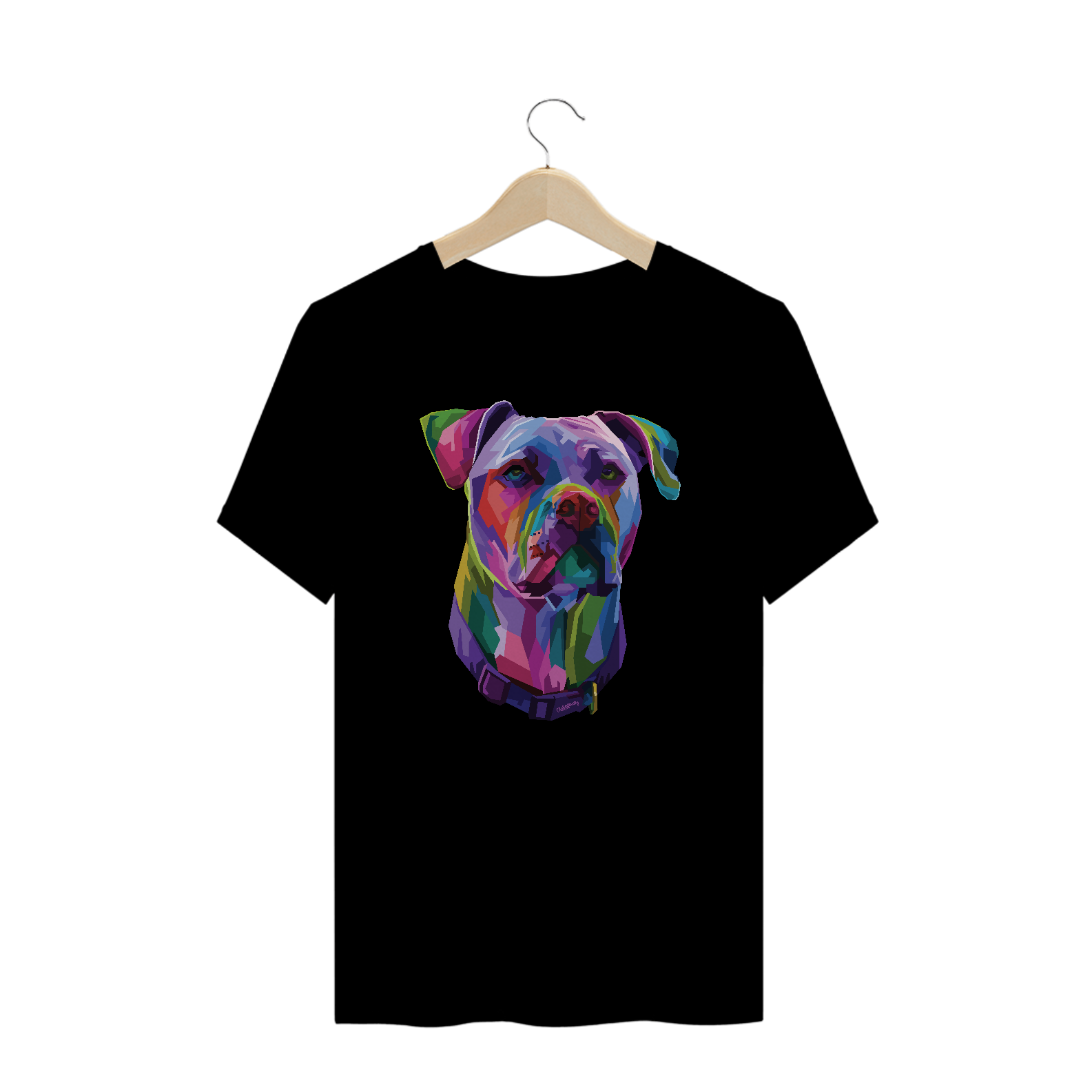 Camiseta Plus Size Pitbull Pop Art