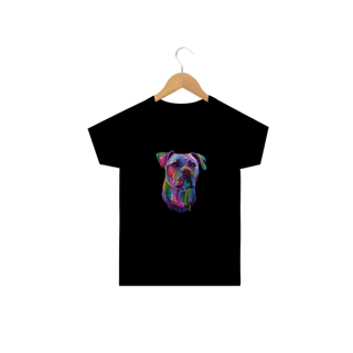 Nome do produto Camiseta Infantil Pitbull Pop Art