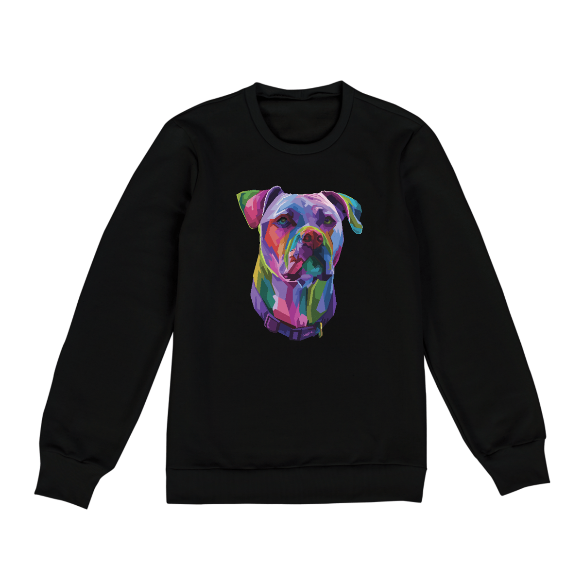 Nome do produto: Moletom Blusão Pitbull Pop Art