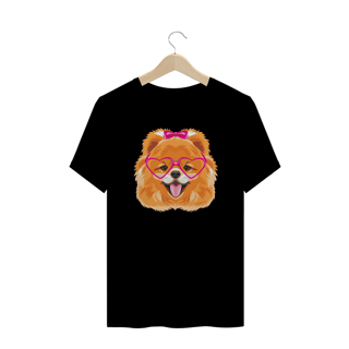 Camiseta Plus Size Spitz Alemão - Lulu da Pomerânia Fêmea