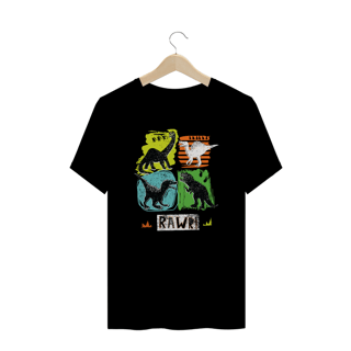 Nome do produto Camiseta Plus Size Dinossauro - Modelo 3
