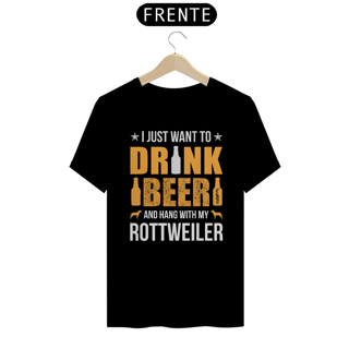 Camiseta Cerveja e Rottweiler