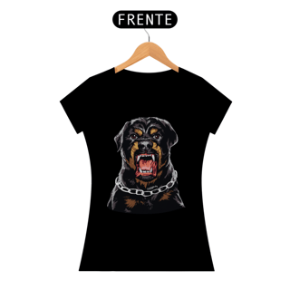 Nome do produto Baby Look Rottweiler com Cara de Bravo