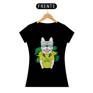 Nome do produto Baby Look Cachorro Vai Brasil