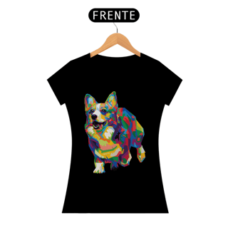 Nome do produto Baby Look Welsh Corgi Pop Art