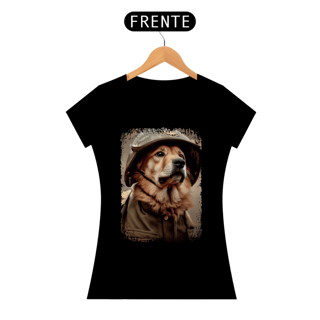Nome do produto Baby Look Cachorro Militar