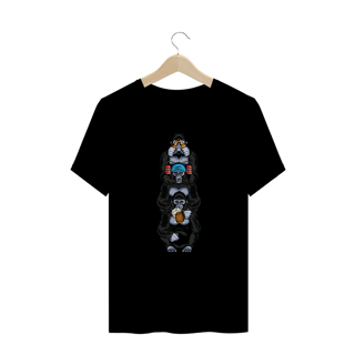 Nome do produto Camiseta Plus Size Macaco - Modelo 5