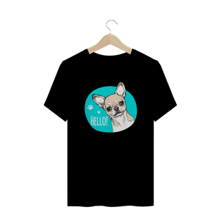 Nome do produto Camiseta Plus Size Chihuahua Hello