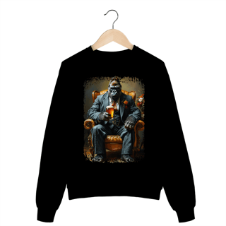 Nome do produto Moletom Blusão Macaco - Modelo 7