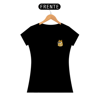 Nome do produto Baby Look Akita Meme Óculos