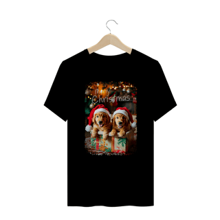Nome do produto Camiseta Plus Size Golden Presente de Natal