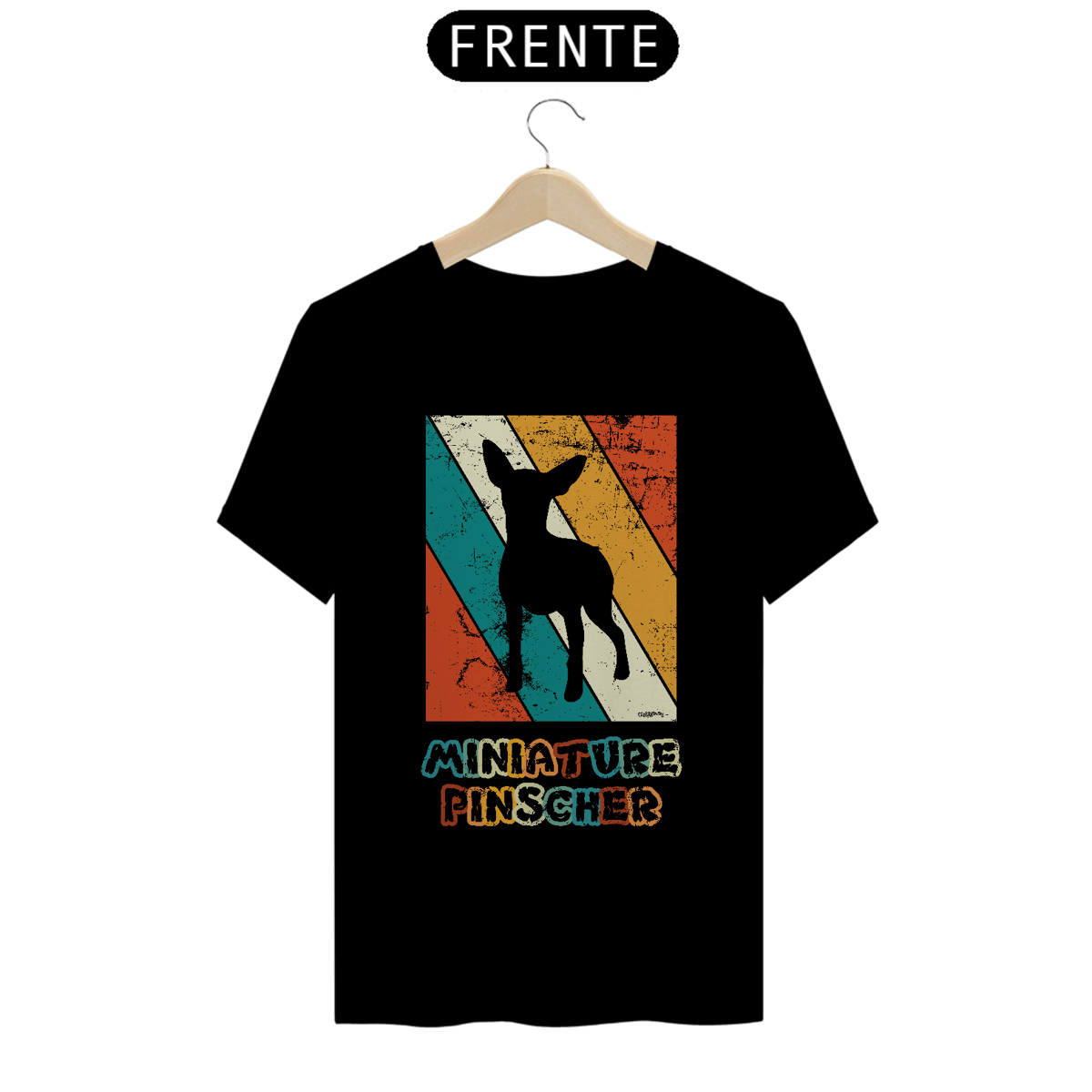 Nome do produto: Camiseta Pinscher Miniatura