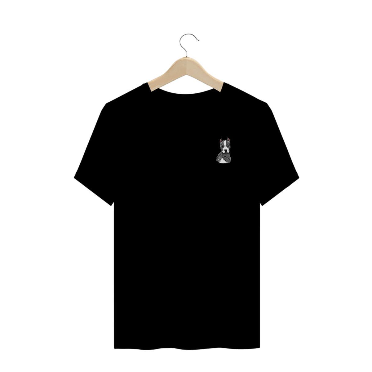 Nome do produto: Camiseta Plus Size Pitbull Malcriado