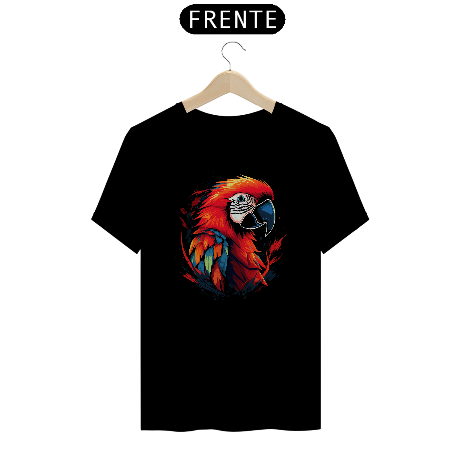 Camiseta Arara Vermelha