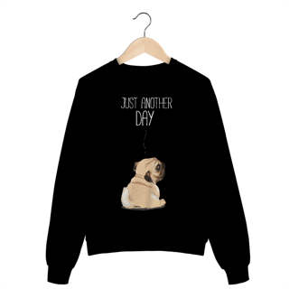 Nome do produto Moletom Blusão Pug Just Another Day