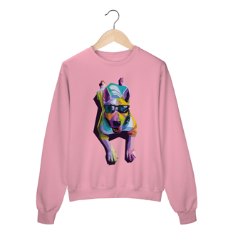 Nome do produto Moletom Blusão Cachorro Deitado Pop Art