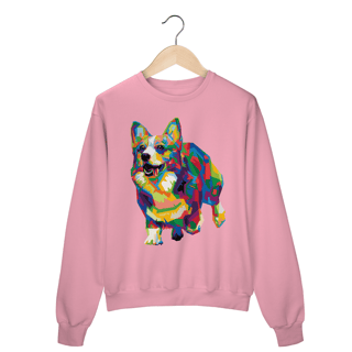 Nome do produto Moletom Blusão Welsh Corgi Pop Art
