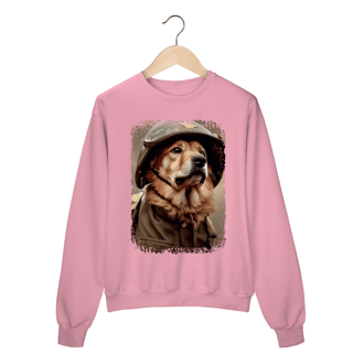Nome do produto Moletom Blusão Cachorro Militar