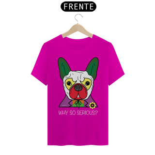 Nome do produto Camiseta Cachorro Coringa - Why So Serious?