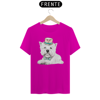Nome do produto Camiseta West Terrier de Gravata e Chapéu
