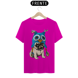 Nome do produto Camiseta Cachorro Pug Coruja