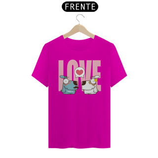 Nome do produto Camiseta Cachorro Casal Love