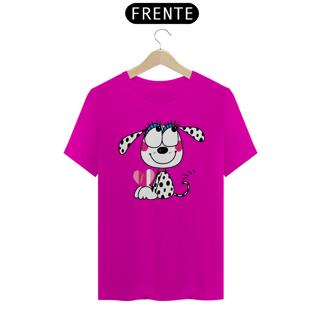 Nome do produto Camiseta Dálmata Filhote Segurando um Coração