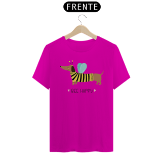 Nome do produto Camiseta Dachshund Bee Happy