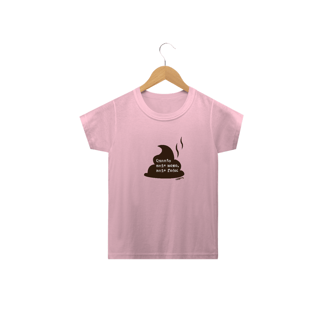 Nome do produto Camiseta Intantil Coco de Cachorro - Quanto Mais Mexe, Mais Fede