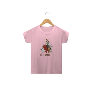 Nome do produto Camiseta Infantil Dog Walker - Passeador de Cães