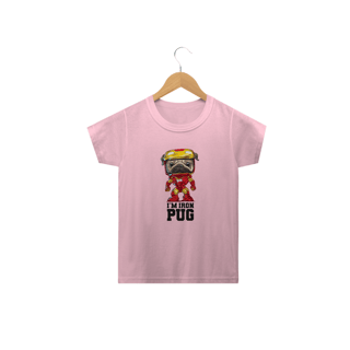Nome do produto Camiseta Infantil I'm Iron Pug