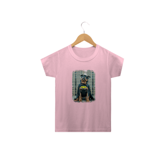 Nome do produto Camiseta Infantil Rottweiler Batman