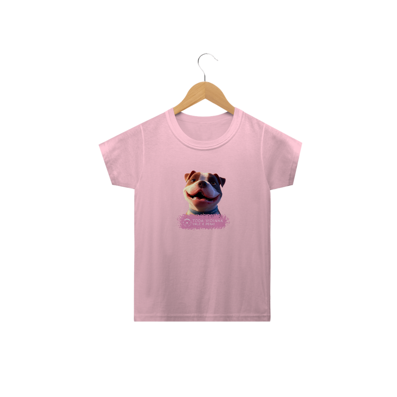 Camiseta Infantil De.Feenda - Toda Vidinha Vale a Pena - Modelo 1B