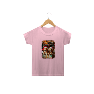 Nome do produto Camiseta Infantil Golden Presente de Natal