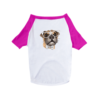 Nome do produto Camiseta para Cachorro - Boxer de Óculos