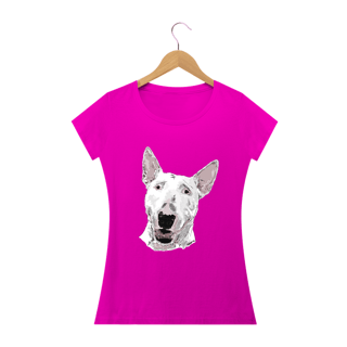 Nome do produto Baby Look Bull Terrier Pintura Digital