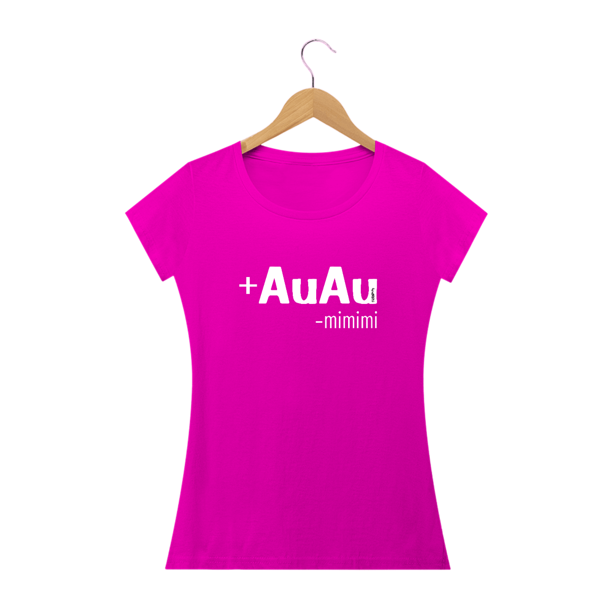 Nome do produto: Baby Look Mais AuAu e Menos Mimimi