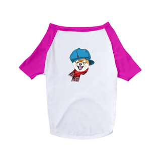 Nome do produto Camiseta para Cachorro - Camiseta Spitz Alemão de Boina e Cachecol
