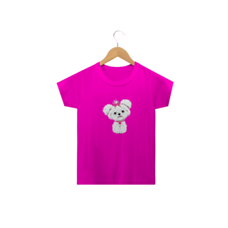 Nome do produto Camiseta Infantil Maltês de Lacinho