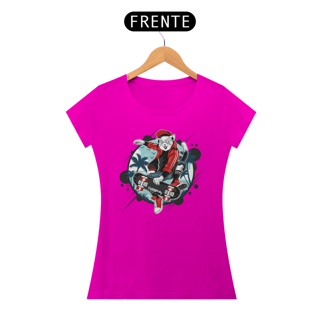 Nome do produto Baby Look Gato Skatista