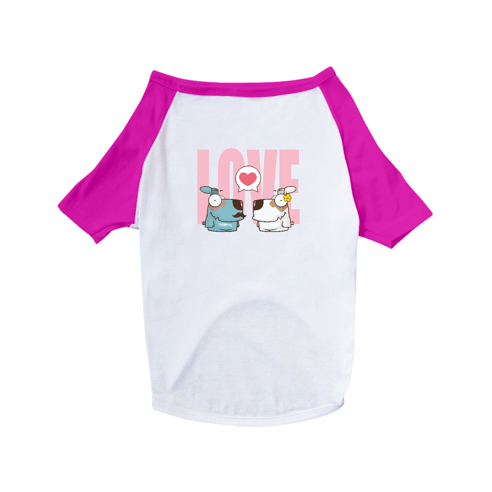 Camiseta para Cachorro - Casal Love