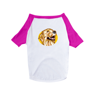 Nome do produto Camiseta para Cachorro - Golden Retriever Mosaico Guth Dog