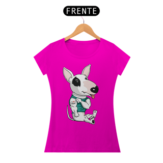 Nome do produto Baby Look Bull Terrier I Love Mom
