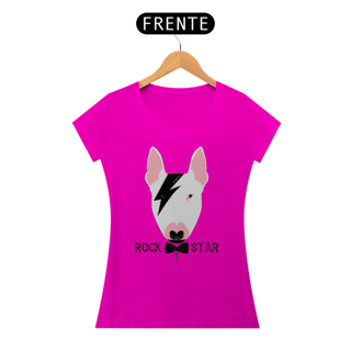 Nome do produto Baby Look Bull Terrier Rock Star